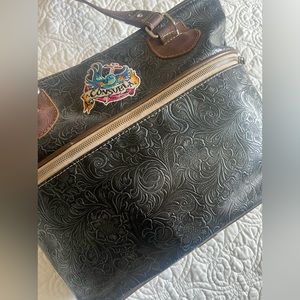 Consuela Zippered Leather Bag